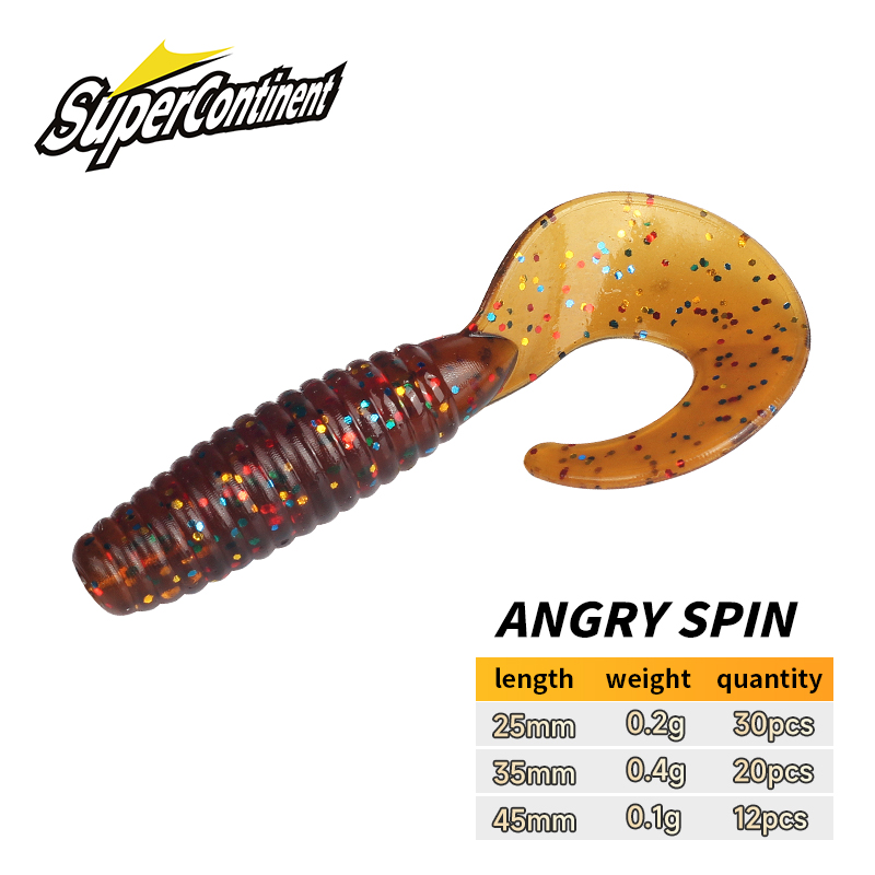 Fishing Equipment Kit - 슈퍼콘티넨트 소프트 베이트 앵그리 스핀 25mm