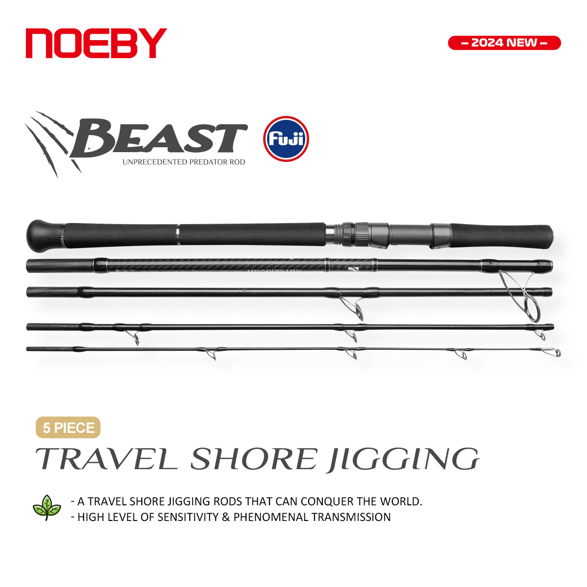 Fishing Equipment Brands - 노이비 비스트 트래블 쇼어 지깅 로드