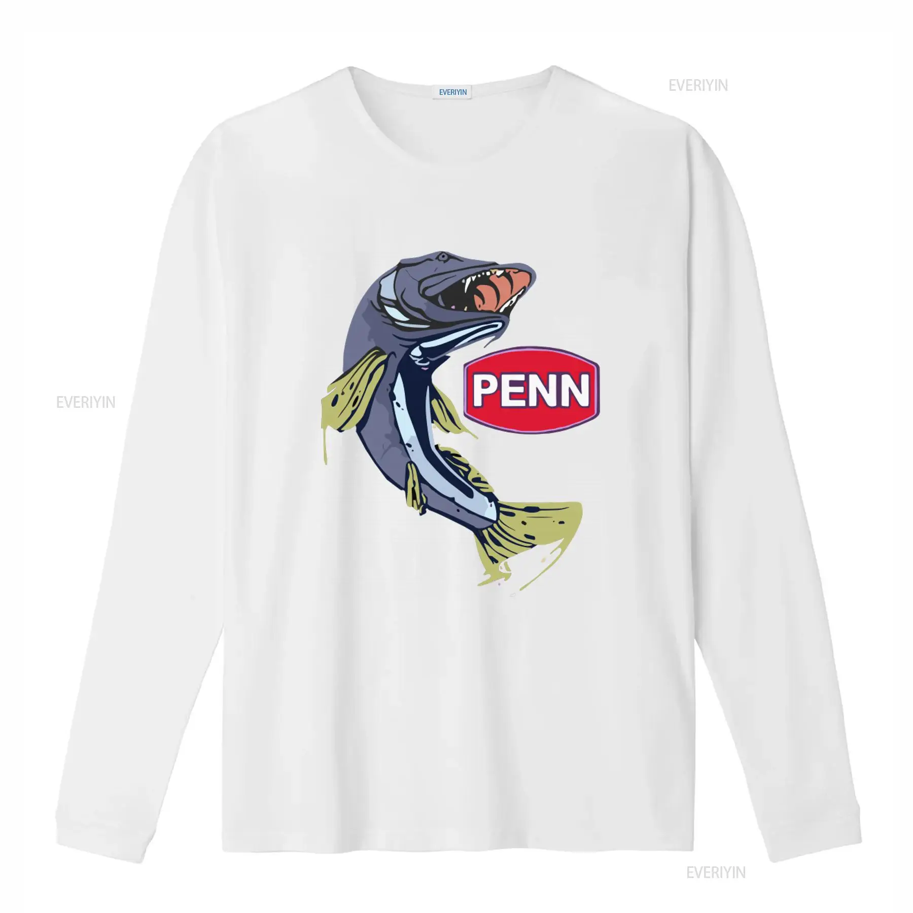 PENN 낚시 장비 회사 로고 남성용 블랙 티셔츠 사이 - Fishing Equipment Logo 리뷰 및 가격