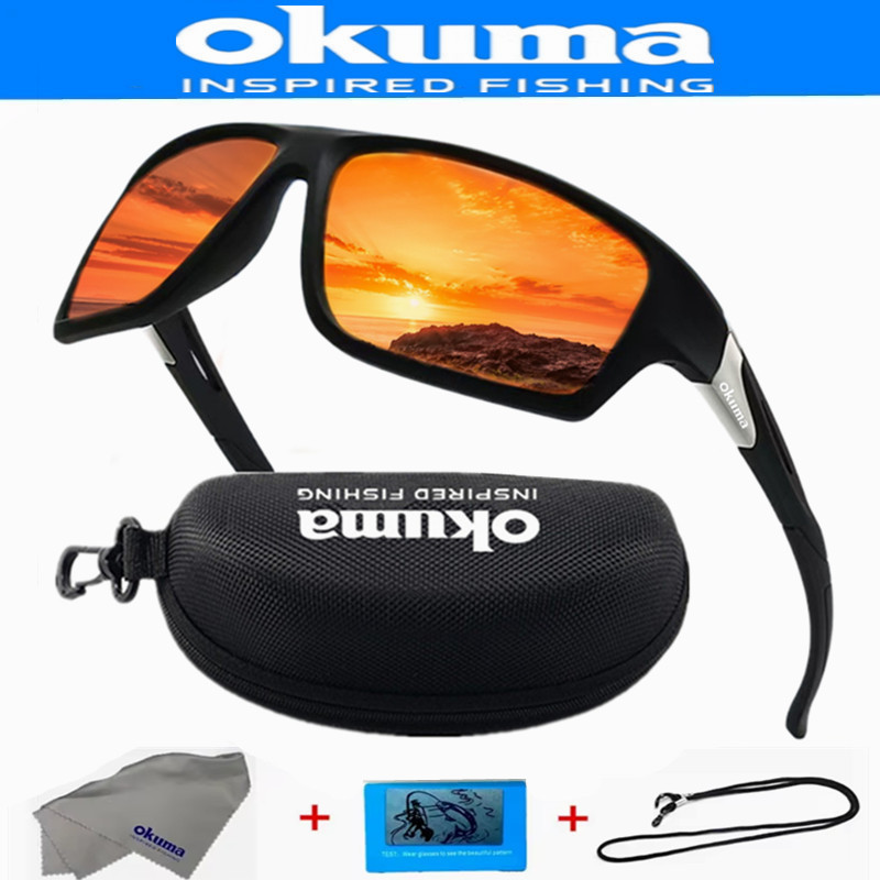 오쿠마 새로운 편광 낚시 선글라스 UV400 사이클링, - Fishing Equipment And Gear 리뷰 및 가격