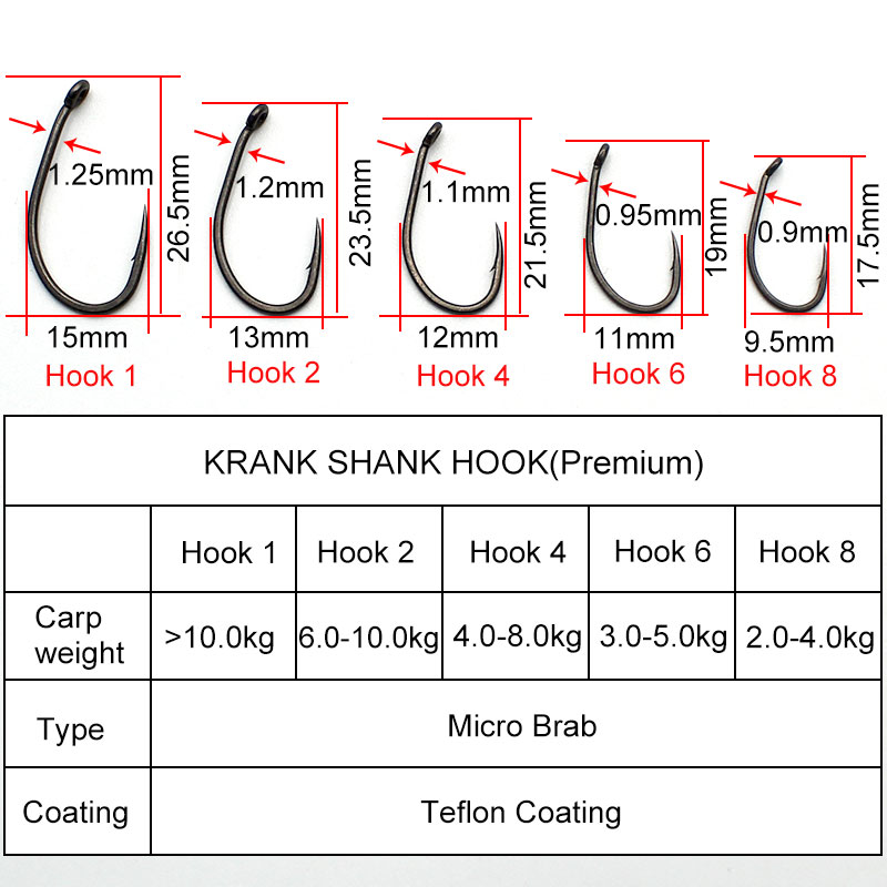 20 개/몫 잉어 낚시 PTFE 코팅 가시 후크 일본  - Fishing Equipment Brands 리뷰 및 가격
