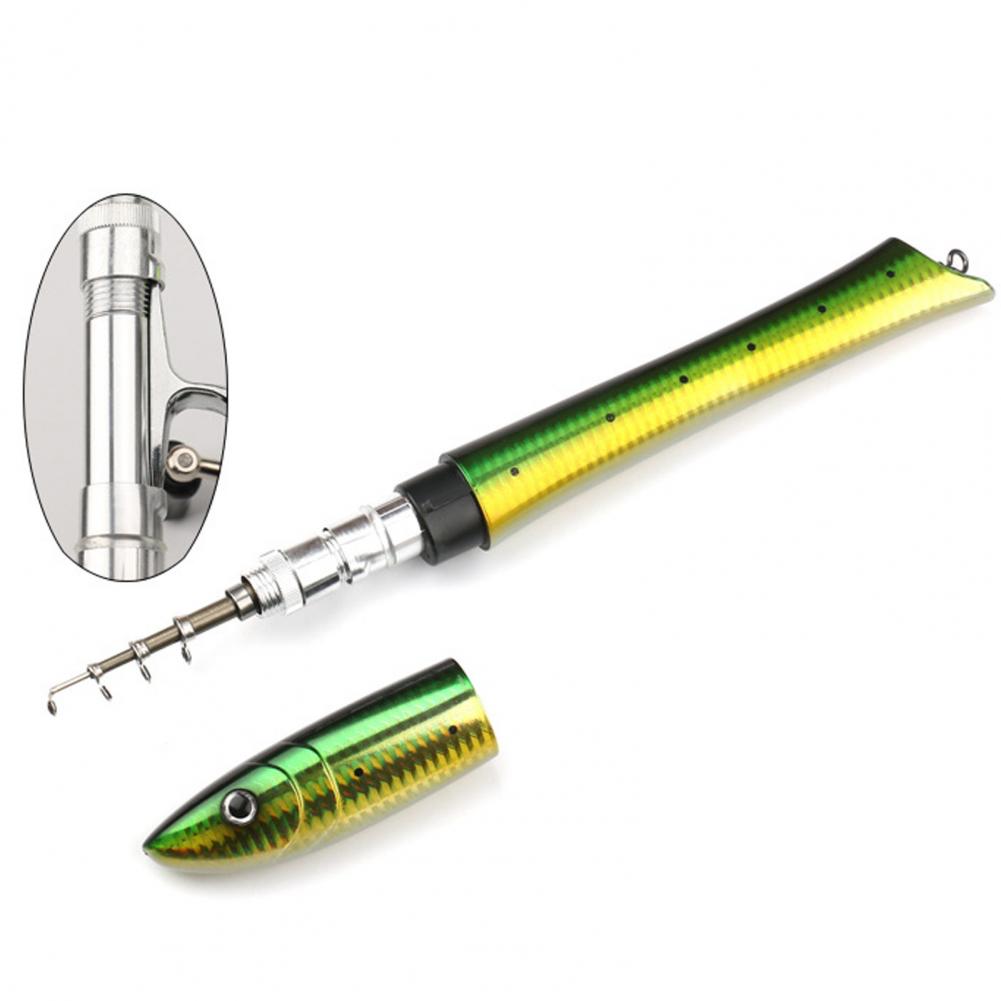 낚시대 텔레스코픽 막대 휴대용 미니 물고기 모양 텔레스 - Fishing Equipment Kit 리뷰 및 가격