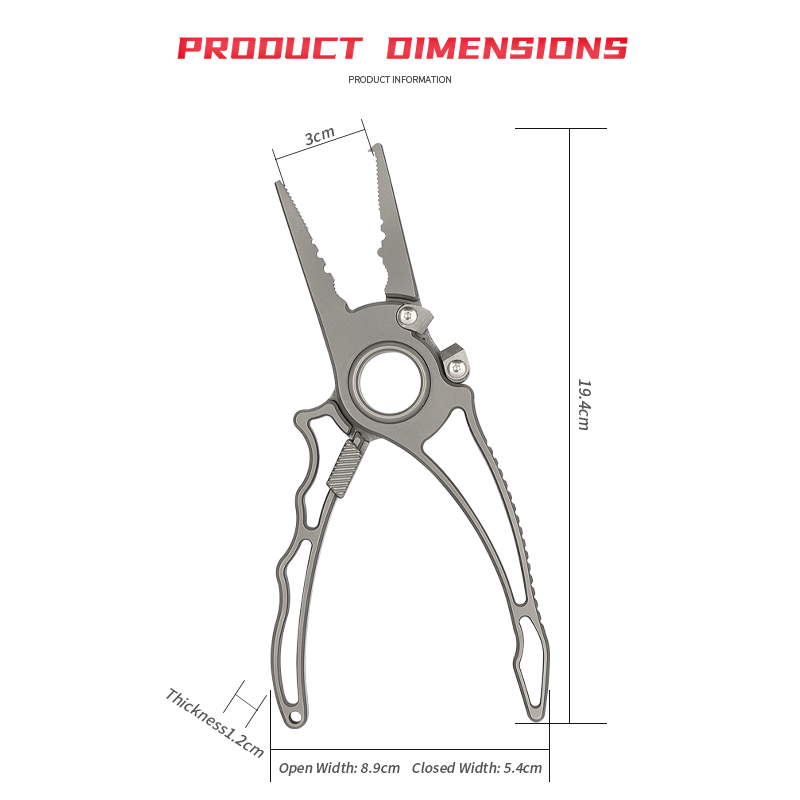 고품질 티타늄 낚시 플라이어, 레이저 로고 도구 세트( - Fishing Equipment Logo 리뷰 및 가격