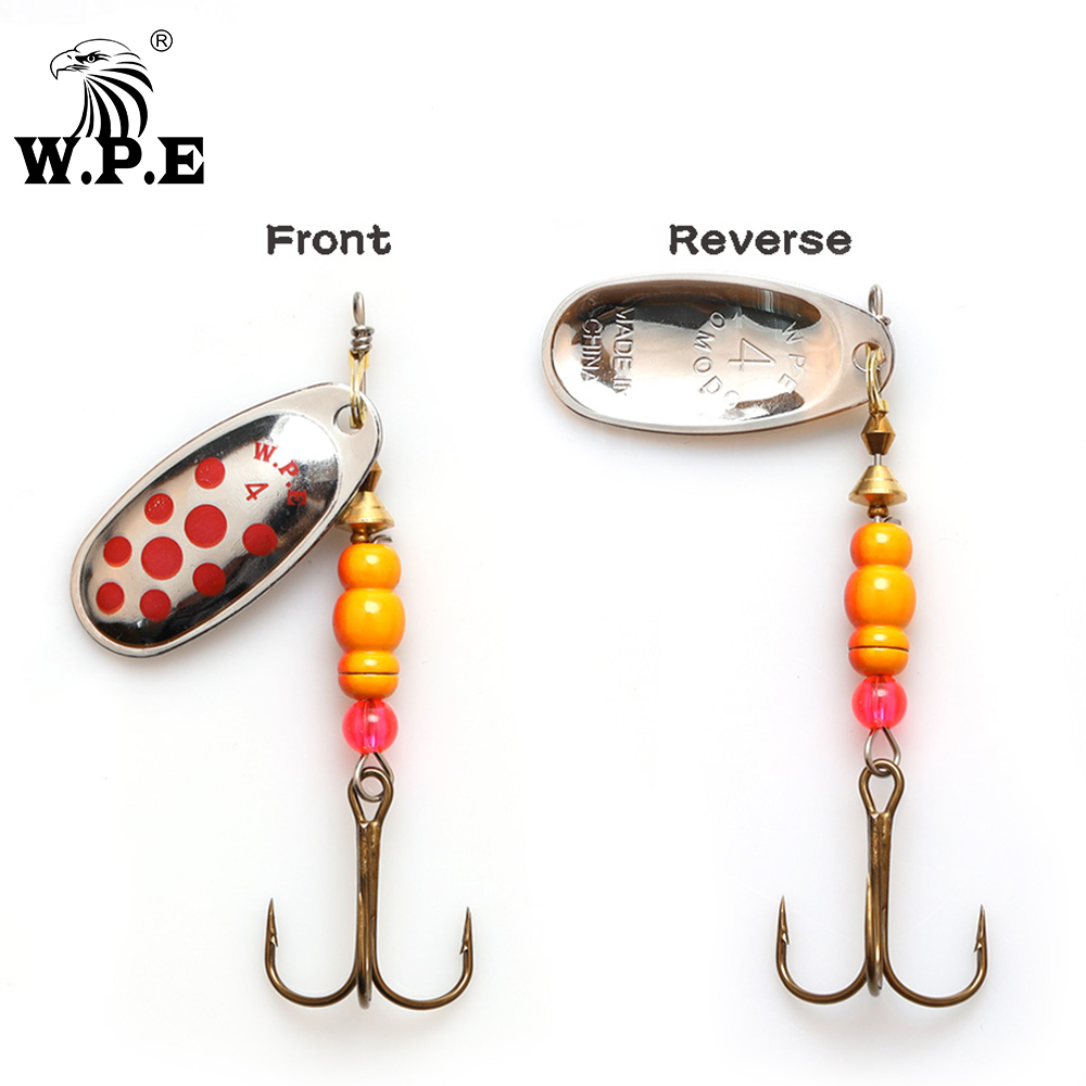 W.P.E 브랜드 뉴 스피너 루어 1개 3 # /4 # - Fishing Equipment Brands 리뷰 및 가격