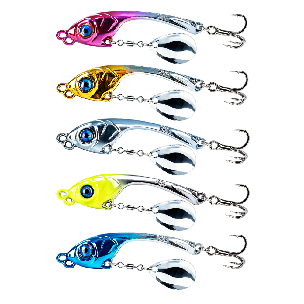 10개/박스 이중 홀 메탈 VIB 루어 5g 7g 10 - Fishing Equipment Kit 리뷰 및 가격
