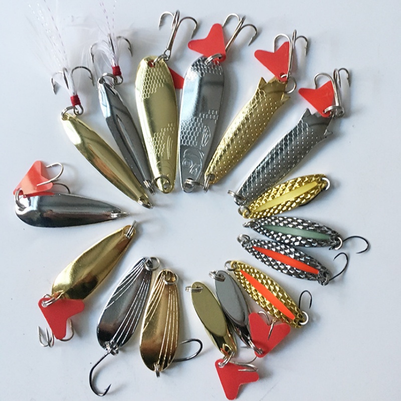 낚시 루어 키트 16종 세트 트롤링 지깅 루어 금속 스 - Fishing Equipment Kit 리뷰 및 가격