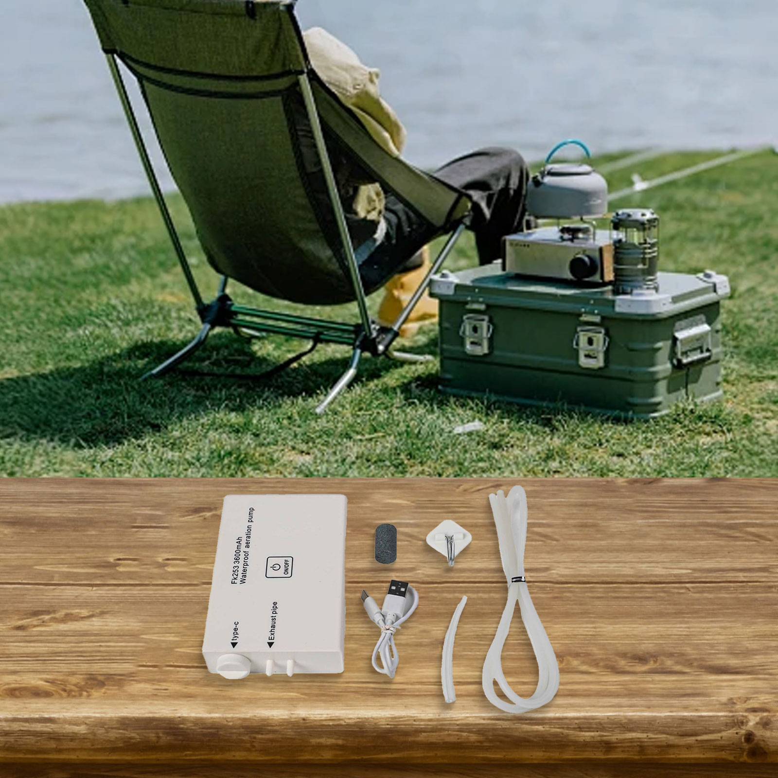14*6*2.2cm 산소 펌프 산소 펌프 1PC에어레이 - Fishing Equipment Brands 리뷰 및 가격