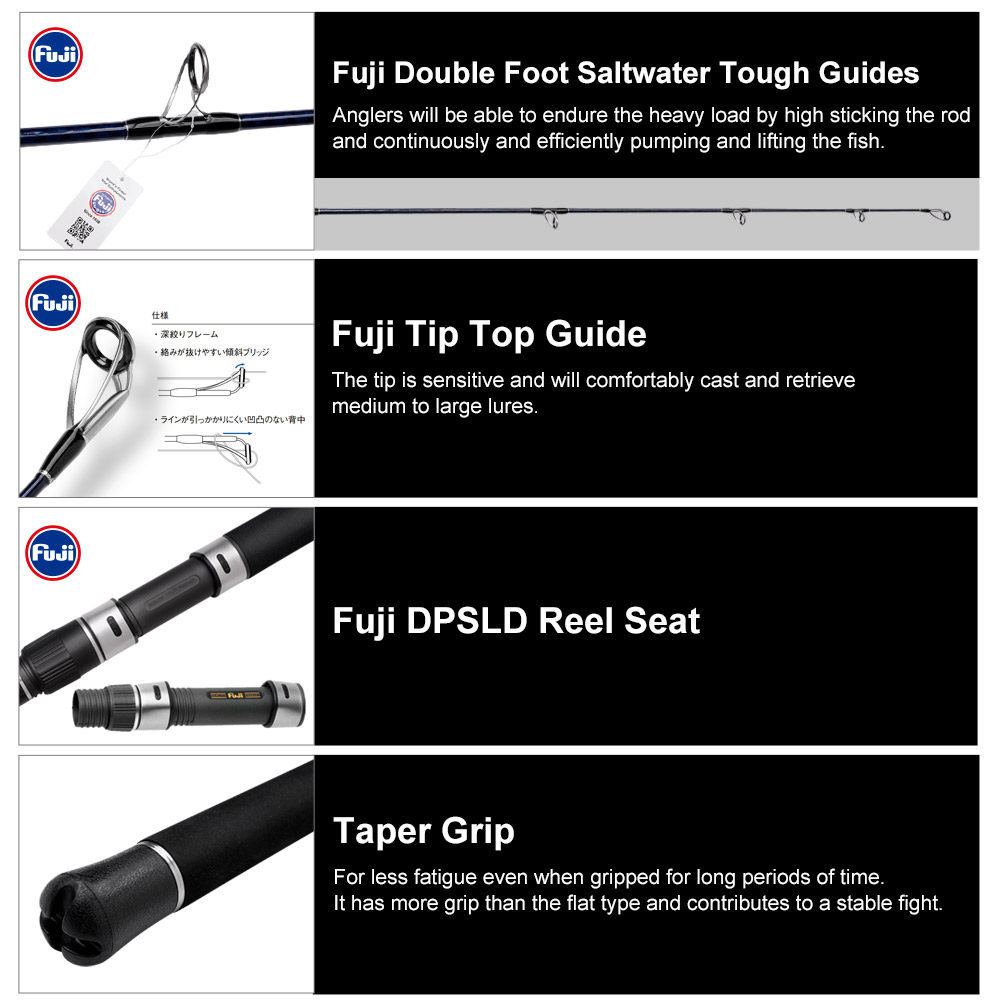 노이비 게이너스 쇼어 지깅 로드 2.59m 2.75m  - Fishing Equipment Brands 리뷰 및 가격