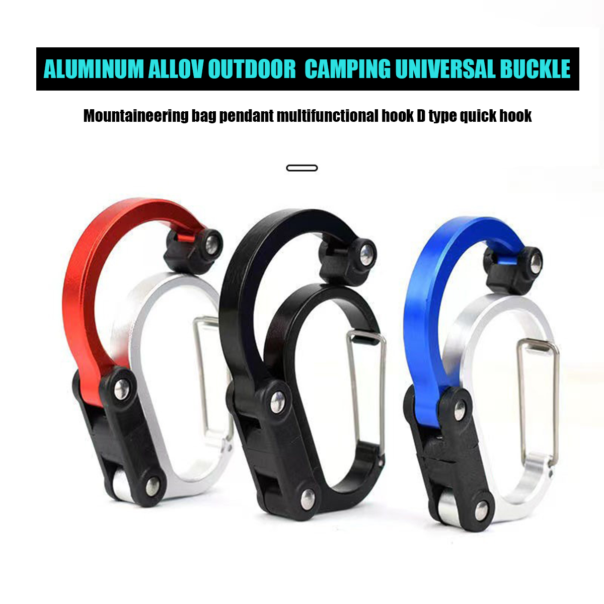 Dtype 후크 기어 클립 카라비너 ​​회전 후크 클립 - Fishing Equipment And Gear 리뷰 및 가격